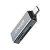 Anker Lector de tarjetas SD, lector de tarjetas de memoria USB C 2 en 1 para cámara digital, visor de tarjetas SD con doble ranura para SDXC, SDHC, SD, MMC, RS-MMC, Micro SDXC, MicroSD, tarjeta Micro