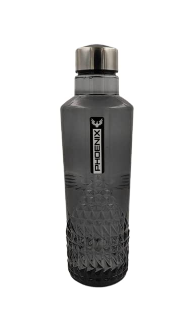 Premium Plastic Water Bottle 1Litre -Black Pack OF 1