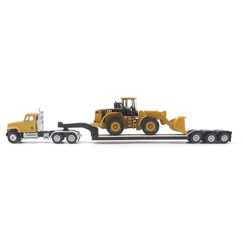 Diecast Masters 1/87 Caterpillar CT681 Day Cab with Lowboy & 950G Wheel Loader 84418 - Image 2