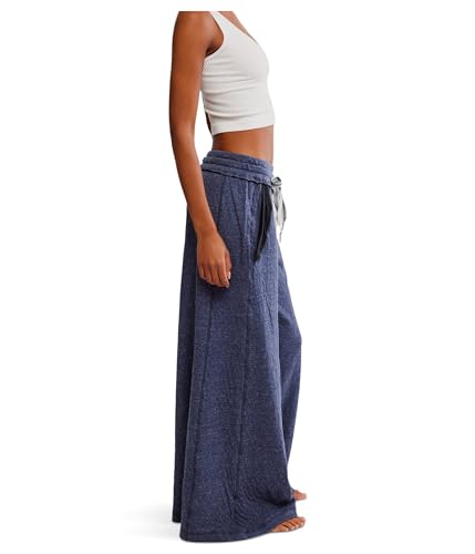 Free People Women's Wait a Minute Wide-Leg Lounge Pants2