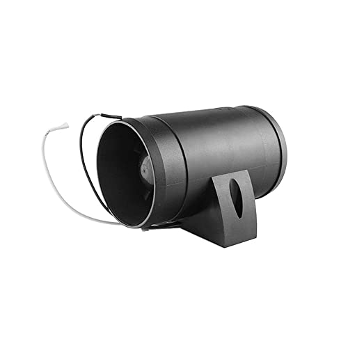 Riloer Soplador de Aire en línea de 12 V con Ventilador Compacto de Tubo de Entrada de 75 MM/3 "para ventilación de Cabina Marina de galera de Motor de sentina de Barco