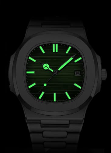 Men Quartz Movement Watch Waterproof Luminous Men's Watch, Stainless Steel Strap Business Watches