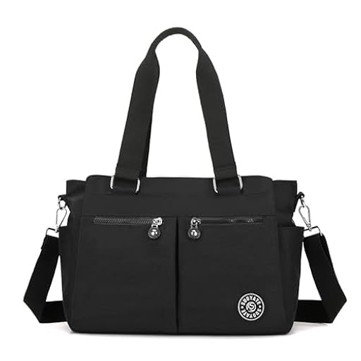 Bolsos de Mujer,Bolso Bandolera Mujer,Bolso Shopper Mujer,Bandolera Tote Bag,Bolsos de Hombro con Cremallera de Múltiples Bolsillos,Bolso de Lona con Bolsillos para Compras, Viajes, Escolares, Trabajo | Ya disponible en tu tienda friki favorita! En mundofriki.es!