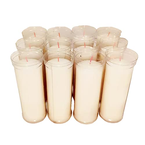 Velón Santo, Velón, Velas Litúrgicas. (9cm 12Undades, Blanco)