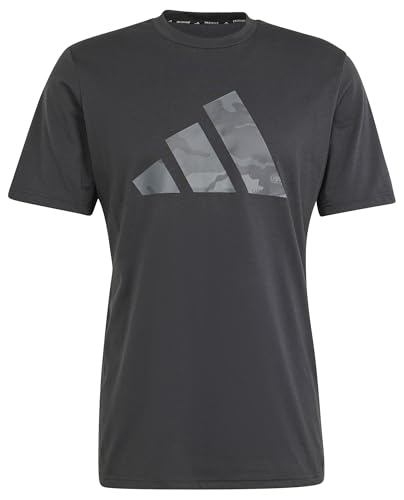 adidas Homme Train Essentials Seasonal Brand Love Camo Tee, Black/Olive strata, L Tall adidas Homme Train Essentials Seasonal Brand Love Camo Tee, Black/Olive strata, L Tall