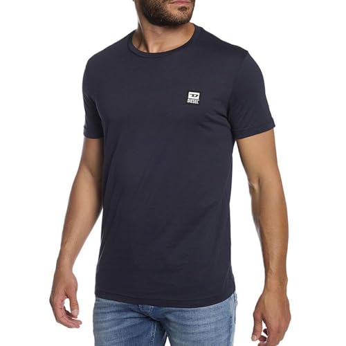 Diesel T-Shirt Schwarz Herren T-Diegos marine XL