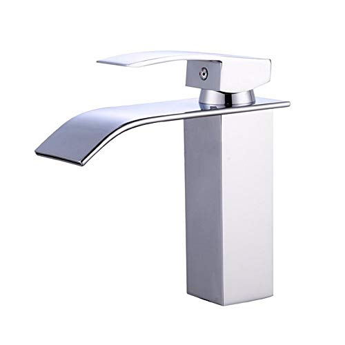 Robinet de lavabo cascade eau chaude et froide pour une salle de bain moderne