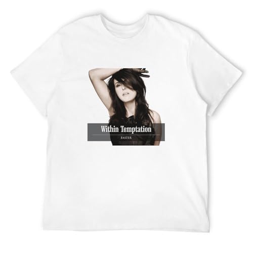 Short T-Shirt Within Temptation Faster Animals White S