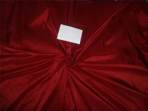 Taffetas de soie bordeaux 137 cm pour création de robe de soirée