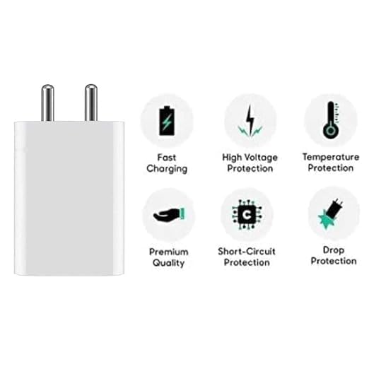 Image of Original 66W Adapter for Vivo X90, X90 Pro, X80, X80 Pro, X70, X70 Pro, X60, X60 Pro, Iqoo Neo 6, Neo 7, Neo 7 Pro with Warranty, White