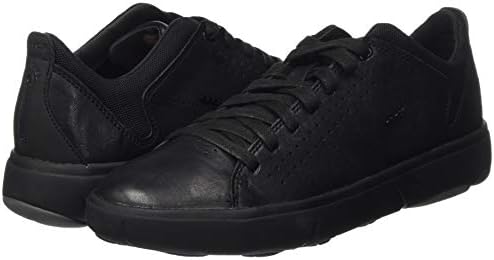 Geox Men's U Nebula Y a Sneaker, Black, 8 | Image 6