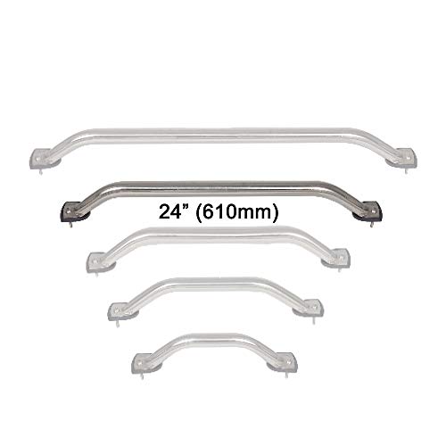Oceansouth Corrimani per Barche Acciaio Inossidabile 22mm (Corrimano Acciaio Inossidabile 24' (610mm) 22mm Diametro)
