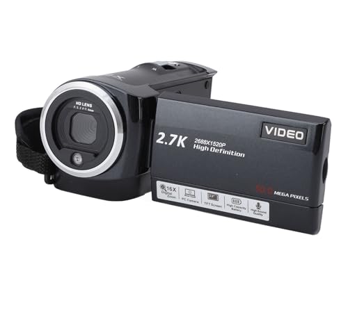 Caméra vidéo 2.7K 50MP pour réussir vos vlogs et vidéos de vacances
