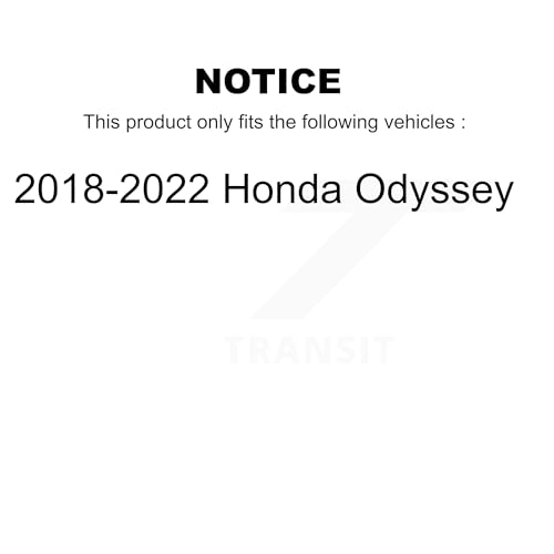 Transit Auto Front Complete Suspension Shocks Strut And Coil Spring Mount Assemblies Kit Replacement For 2018-2022 Honda Odyssey - Left Right Side (Driver Passenger) K78A-100542 by Transit Auto - Used condition - Image 2