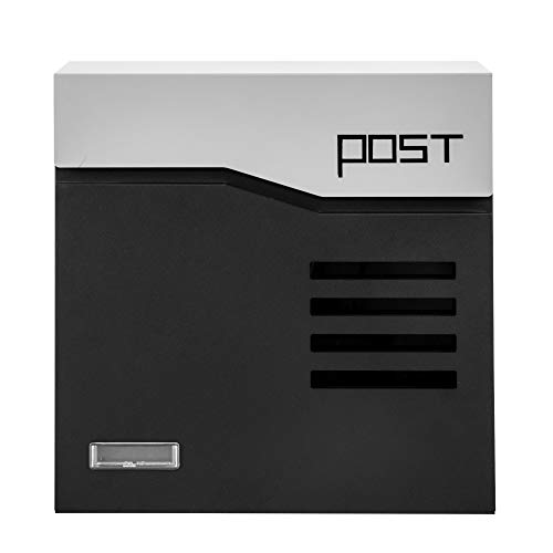 Arebos moderner Design Briefkasten | Wandbriefkasten | Postkasten | inkl....