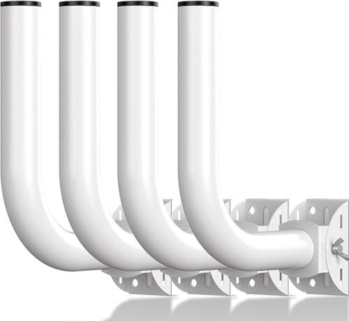 4-Pack UeeVii Universal Wireless Bridge Bracket Mount, Pole and Wall-Mounted Mount for Outdoor Point to Point AP Access Point Client Bridge CPE