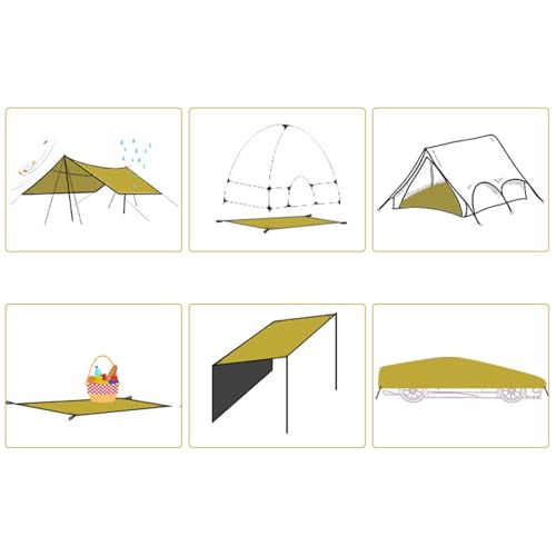 Bâche de pique-nique imperméable et indéchirable pour camping - 6