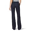 Wrangler womens Retro Mae Mid Rise Wide Leg Trouser Jeans, Dark Blue, 11 1 US