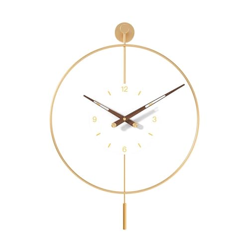 Large Modern Pendulum Wall Clock,Wall Clocks for Living Room Decor,Classical