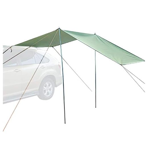 xiaomin Tienda de campaña portátil para el techo del coche, resistente al agua, tienda de campaña para SUV, MPV, tráiler, playa, camping, coche, tienda de viaje, 300 x 200 cm/440 x 200 cm/300 x 150 cm