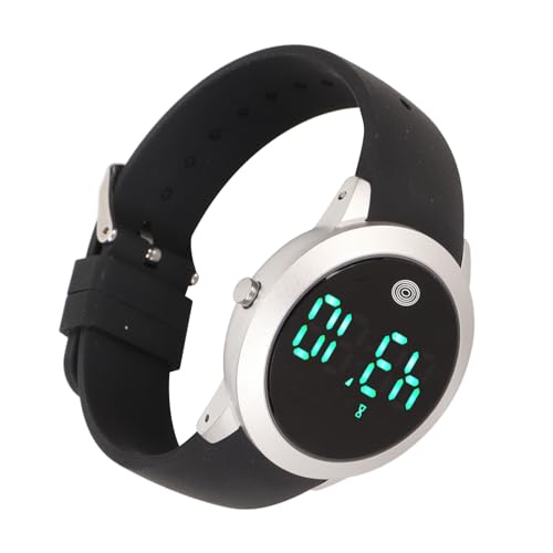 Reloj Digital, Temporizador de Cuenta Atrás de 12 24 Horas, Función de Pantalla Táctil, Elegante Reloj Multifuncional Resistente Al Agua para Uso Diario para Hombres (#5)