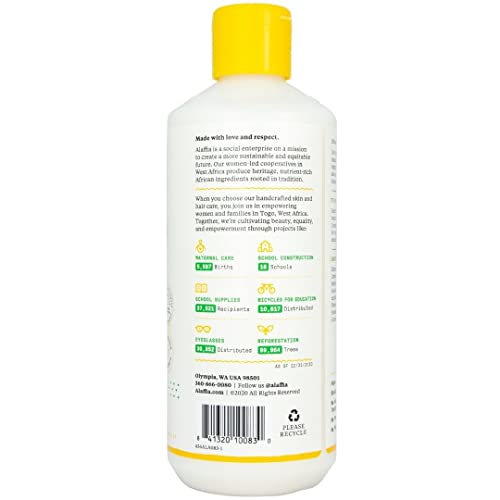 Alaffia Hair Care, Everyday Coconut Conditioner, Daily Moisturizer, Wavy & Curly Hair Products, Vitamin E, Virgin Coconut Oil, Ginger Extract,Purely Coconut, 2 Pack - 16 Fl Oz #TOP1