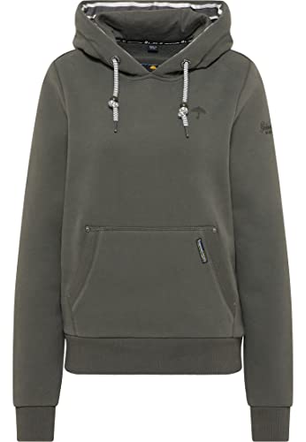 Schmuddelwedda Damen Hoodie, Dunkeloliv, L