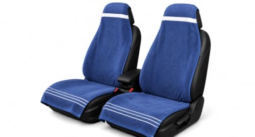 Image of ROMAN HOME Car & Office Chair Towel with 2 Tie Knots| Super Soft 400 GSM (2, car Gary)