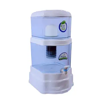 Riversoft Ps-Mwp-18 Purestream Mineral Water Filter 6 Stages | Ceramic And Mineral Balls | Non-Electric And Chemical Free | Counter Top (Transparent, 18L, Abs, Pack Of 1) - Granular Activated Carbon