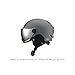 Menolana Snowboard Helmet Ski Helmet with Goggles Headgear with Ski Goggles Ear Cover Warm Shockproof Windproof Snow Helmet Ski Helmet, S Dark Grey
