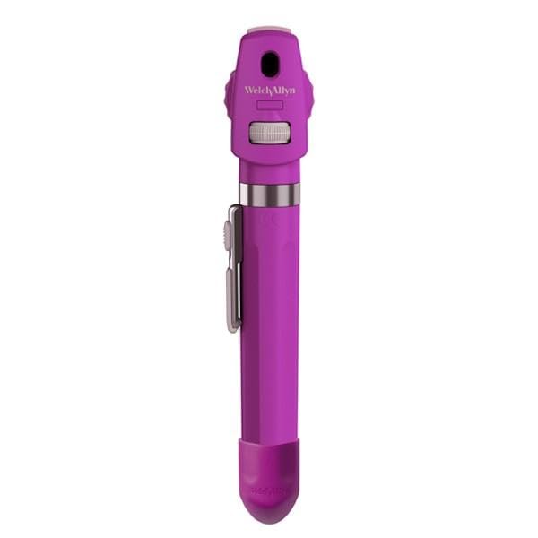 Image of OTICA We|ch A||yn 12870 Pocket LED Ophthalmoscope incl. Handle - LED Professional Diagnostic Eye Examination Instrument for Ophthalmologists, ENT & Medical Practitioners with Free AA Batteries 1-Year Warranty (Purple)