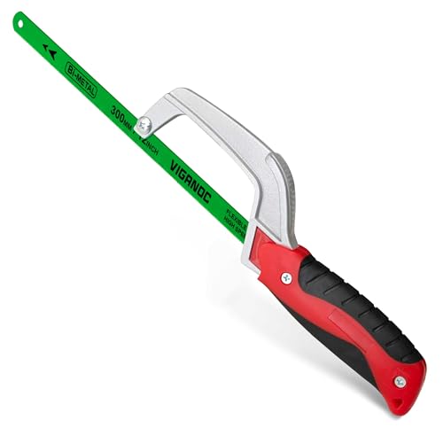 Compact Aluminum Frame Hacksaw with 12 Inch Blade
