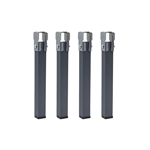 El Herrero Juego de 4 Patas para somier 30mmx30mm (4, Somier 30x30mm)