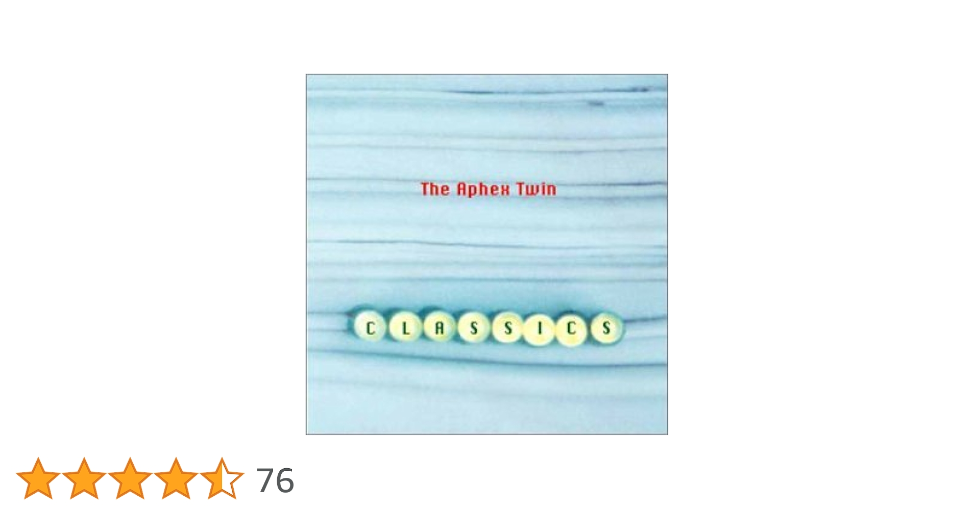 The Aphex Twin CLASSICS レコード2枚組　他3枚 Classics | Aphex Twin | R&S Records