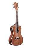 Kala KA-CGE Gloss Mahogany Concert Ukulele with Electronics