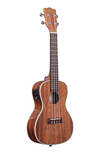 Kala KA-CGE Gloss Mahogany Concert Ukulele with Electronics Natural