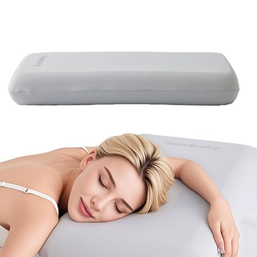 gb Dual Core Deep Sleep Pillow, Grey, Queen Size Memory Foam, Ideal for Side Sleepers, Neck Pain Relief, Comfortable, Washable Cover, Four-Season Use, Giftable Packaging (27.5