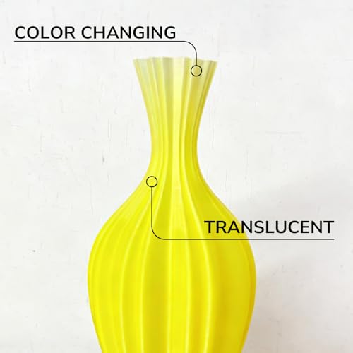 Image of Polymaker Panchroma PLA Filament 1kg, Gradient 3D Printing Filament 1.75mm | Crystal Citrine, Neatly Wound PLA for Easy Print & Smooth Feeding. Compatible with Bambu Lab & Most 3D Printers