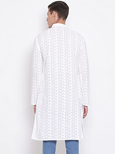 Image of VASTRAMAY Mens Pure Cotton Kurta - Elegance for Festival Ethnic Outfit For Rakhi