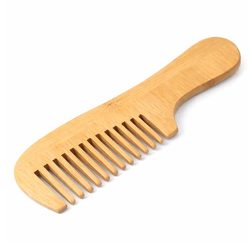 PENTE DE MADEIRA BAMBU ANTIFRIZZ PROFISSIONAL
