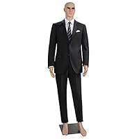 Male Mannequin Full Body Adjustable Mannequin Torso Dress Form with Metal Base 73inches