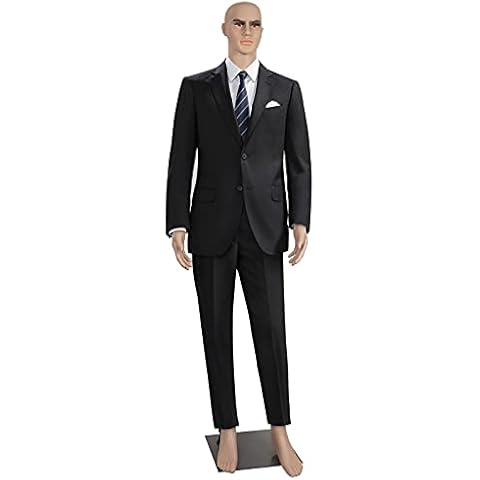 Male Mannequin Full Body Adjustable Mannequin Torso Dress Form with Metal Base 73inches Cover