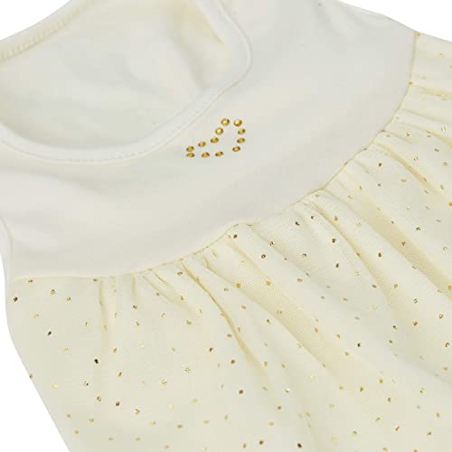 Robe tutu pour chien vêtement confortable anti-irritation vanille - 6