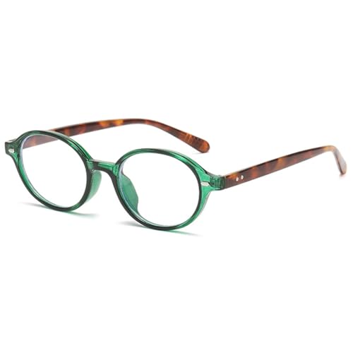 Genérico Gafas de Lectura para Mujeres y Hombres con Bloqueo de luz Azul cómodas Flexibles Ligeras con Marco TR90 para lectores de computadora,Verde,2.50x