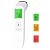 Touchless Thermometer for Adults,Forehead and Ear Thermometer for Fever,Infrared Magnetic Thermometer for Baby Kids Adults Surface and Room (White)