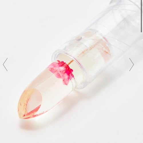 Flower Transparent Lip Gloss Makeup Lipstick, Velvet Hydrated Moisturizing Long Lasting LipGloss Makeup Gift Sets for Girls and Women