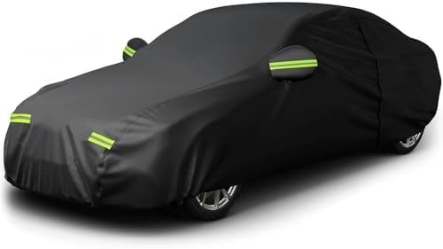 Funda Exterior Impermeable Para Mercedes GLC Coupe - 475x190x175 Cm, Antipolvo, Antiarañazos, Con Cremallera Y Reflectantes