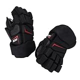Hamwesh Ice Hockey Gloves, Breathable Lightweight Protective Hockey Gloves with EVA Foam for Players Youth Junior Senior (30.5cm / 12in)