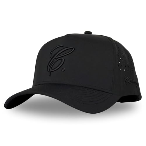 Image of CITRUSY Athletic Trucker Golf Hat | Performance Mens 5 Panel Cap | Cool Breathable Waterproof Workout Running Snapback