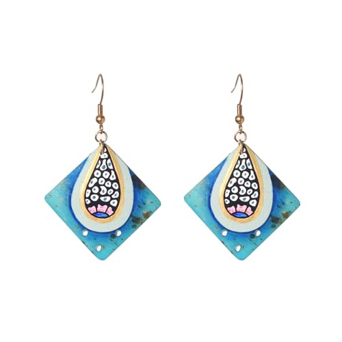 Image of Boho Chic Earrings Collection - Colorful Tassel, Chandeliers, Hoops & Huggies for Women